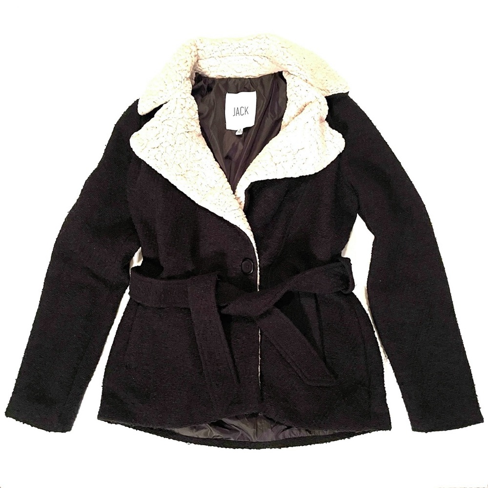 Jack by BB Dakota Smith black and beige coat